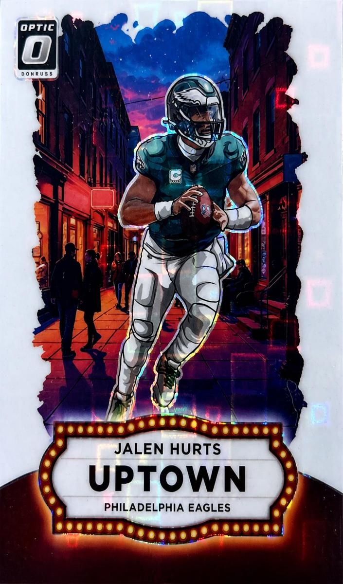 2025 Donruss Optic Football White Pandora Jalen Hurts #9