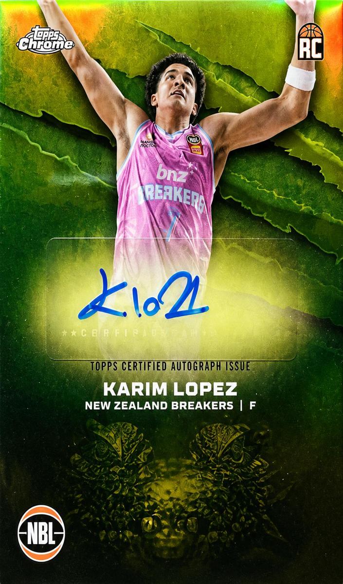 2024 Topps Chrome NBL Basketball Karim Lopez #A-KL