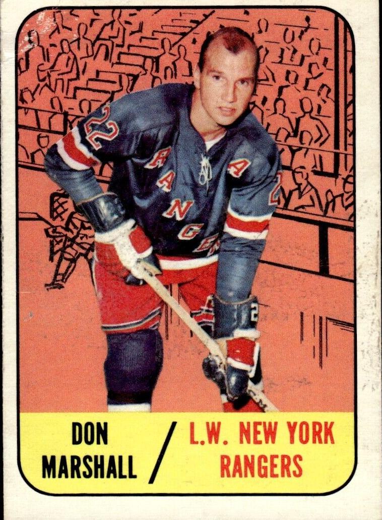 1967 Topps Hockey Don Marshall #23