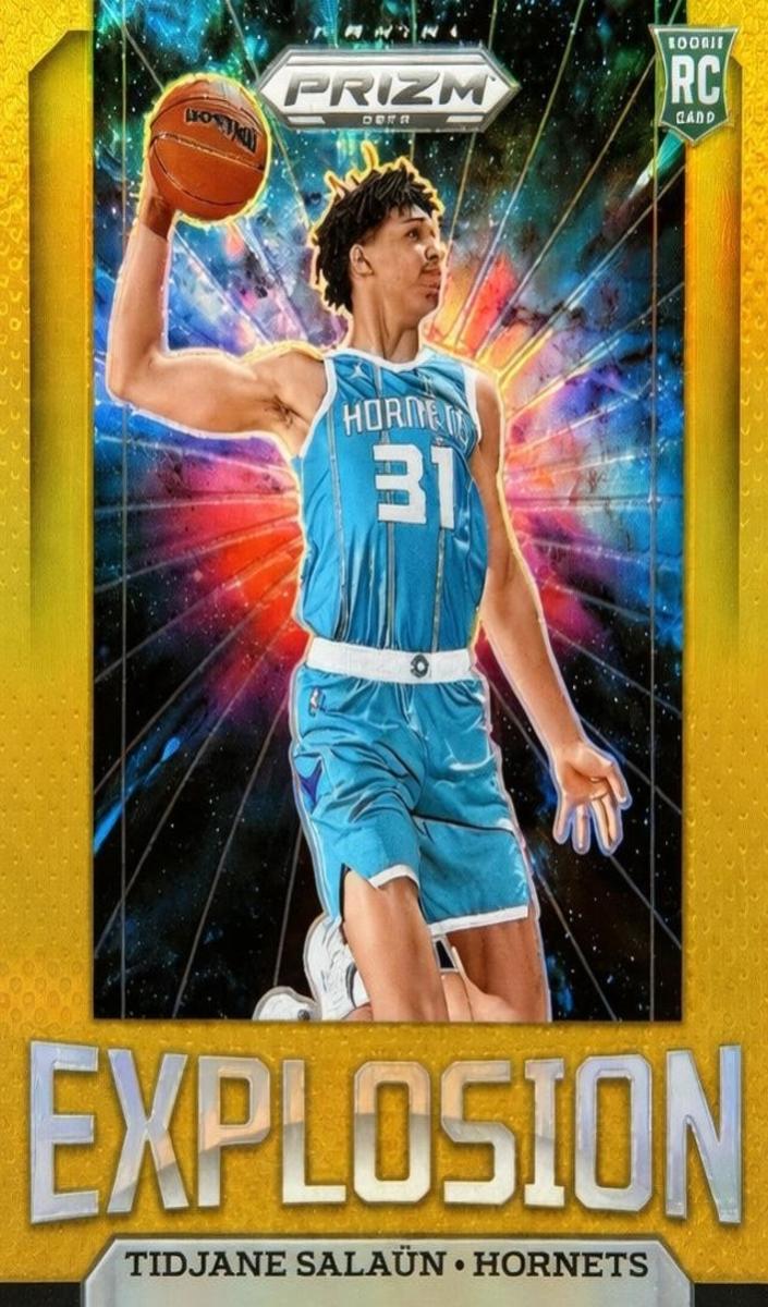 2024 Panini Prizm Deca Basketball Gold Tidjane Salaun #15