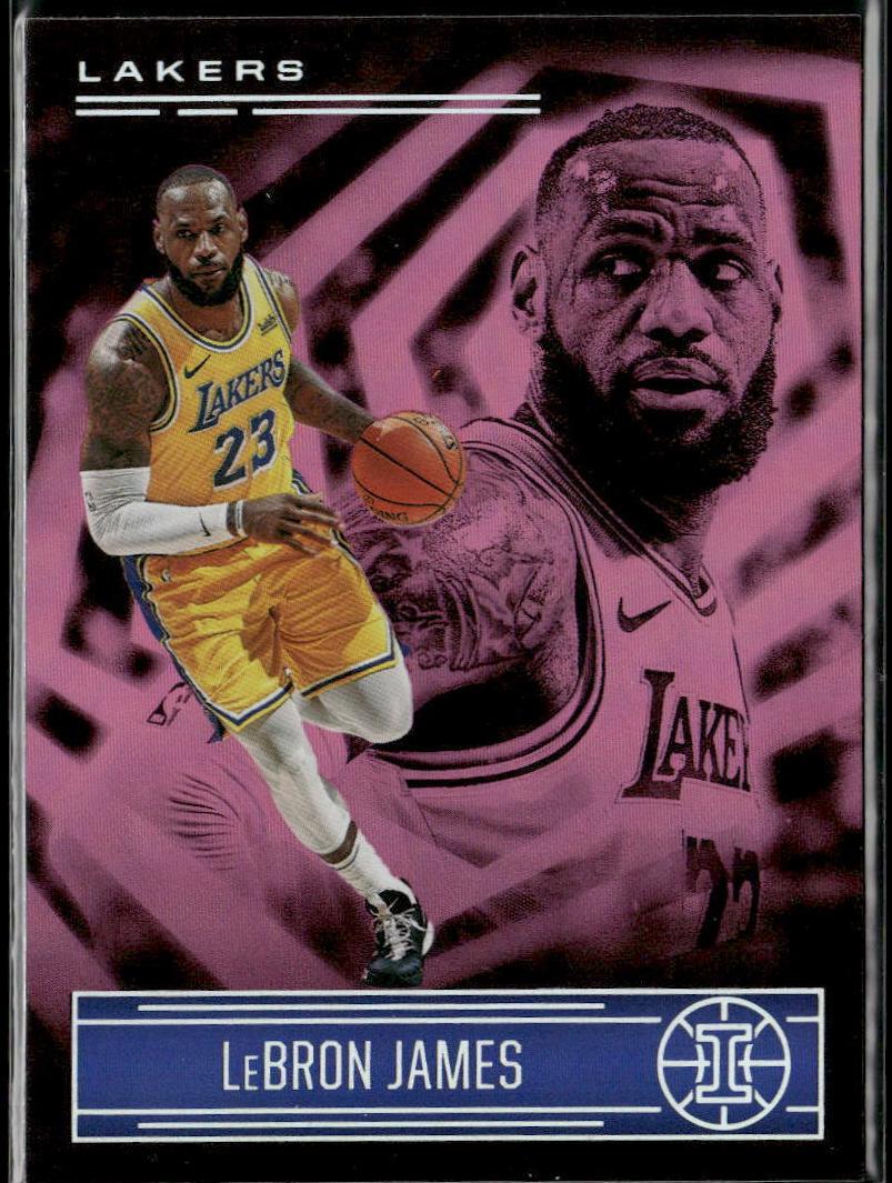 2020 Panini Illusions Basketball Pink LeBron James #10 PSA 10