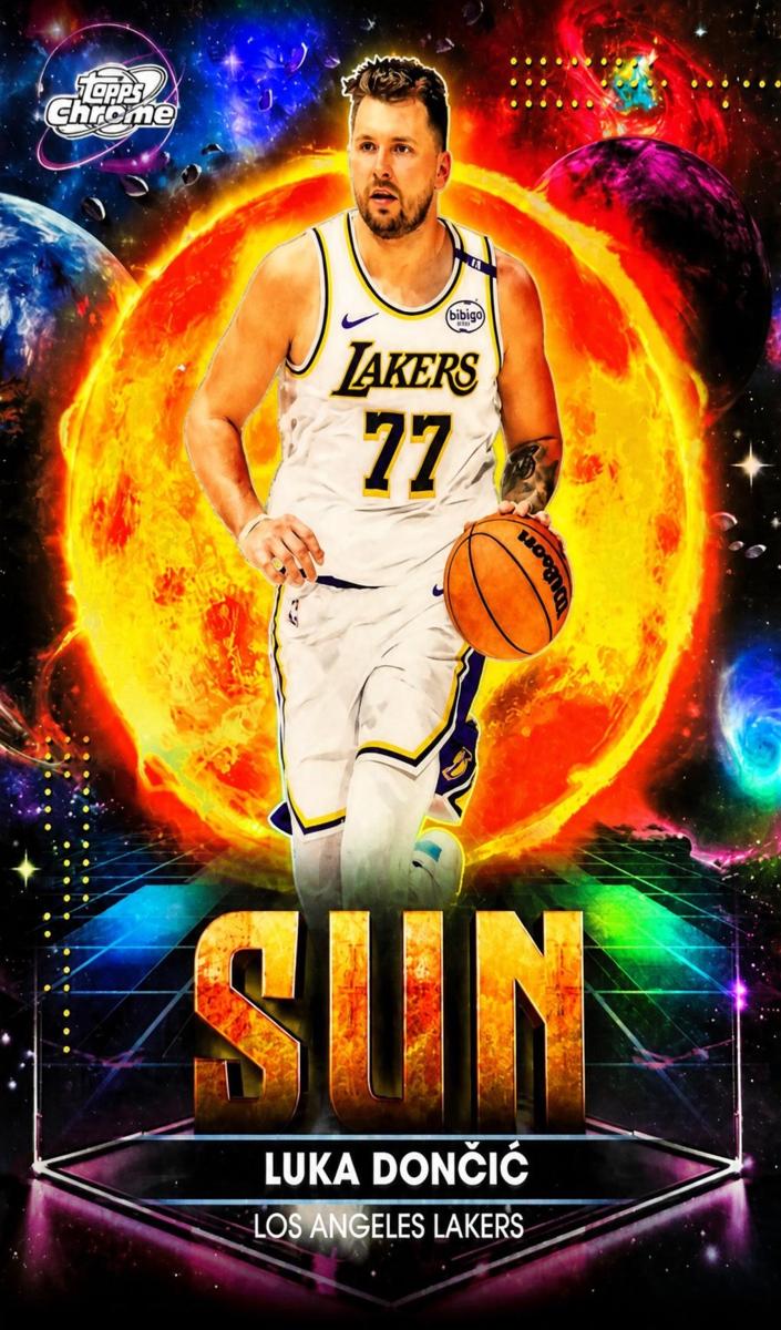 2025 Topps Cosmic Chrome Basketball Luka Doncic #PPS-7