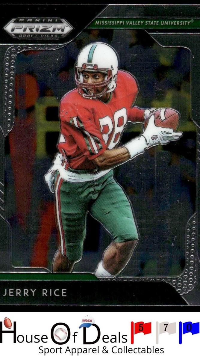 2019 Panini Prizm Draft Picks Football Jerry Rice #46 PSA 9