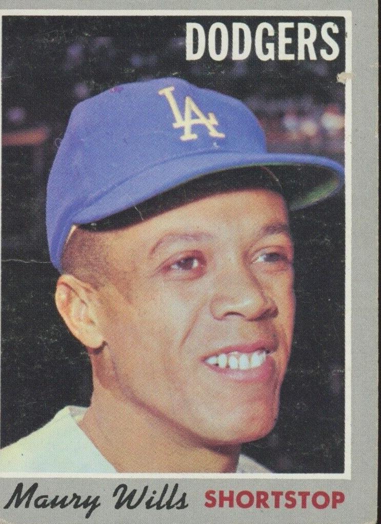 1970 Topps Baseball Maury Wills #595 PSA 7
