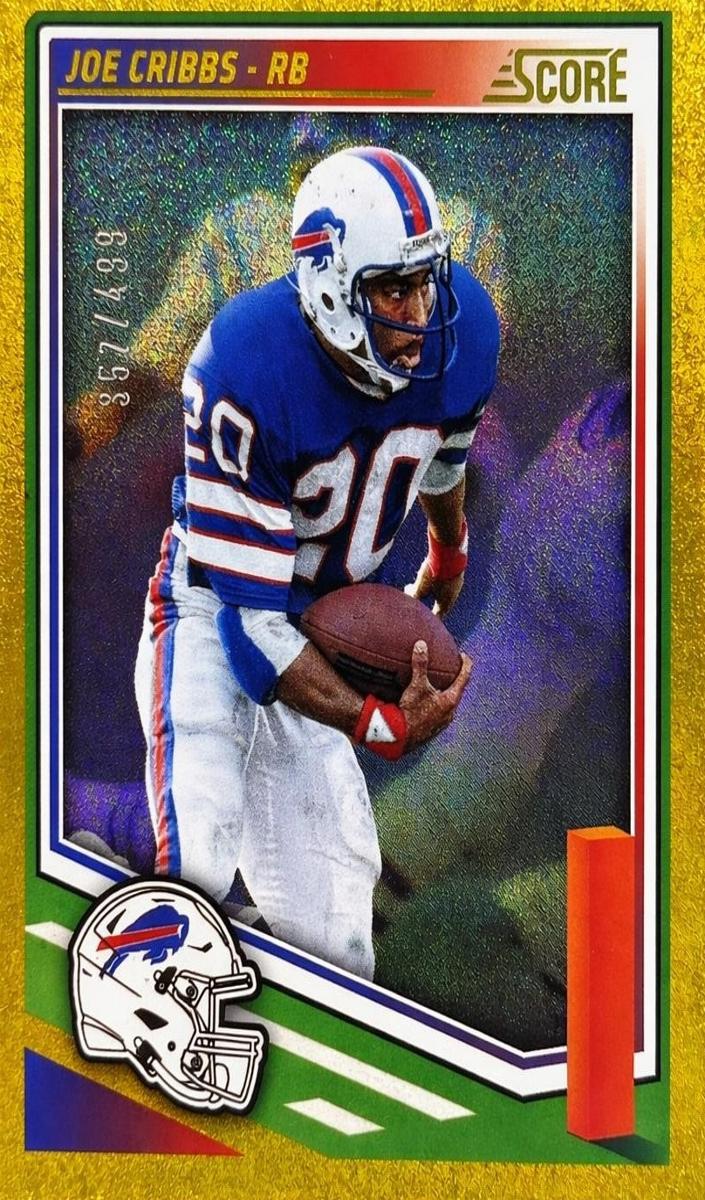 2025 Panini Score Football Dots Gold Joe Cribbs #293