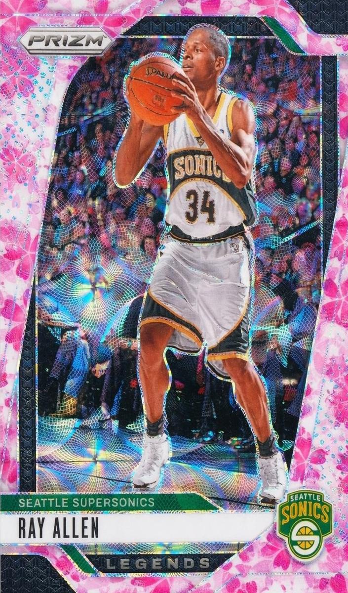 2024 Panini Prizm Basketball Choice Cherry Blossom Ray Allen #300 PSA 9