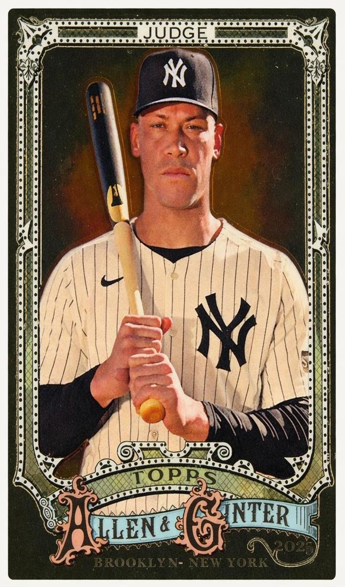 2025 Topps Allen & Ginter Baseball Aaron Judge #122