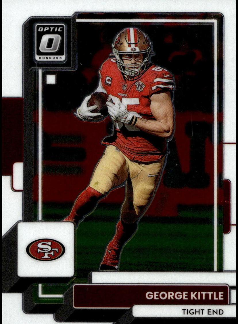 2022 Donruss Optic Football George Kittle #174 SGC 9.5