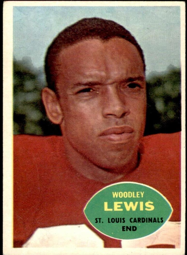 1960 Topps Football Woody Lewis #107