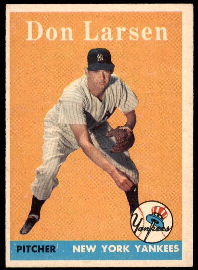 1958 Topps Baseball Don Larsen #161 PSA 7