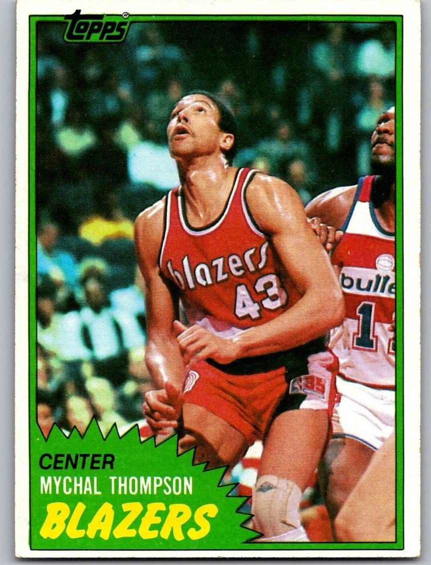 1981 Topps Basketball Mychal Thompson #36 PSA 10