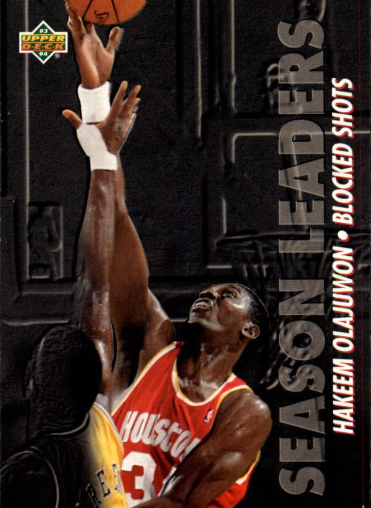 1993 Upper Deck Basketball Hakeem Olajuwon #170