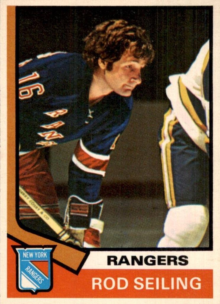 1974 O-Pee-Chee Hockey Rod Seiling #102