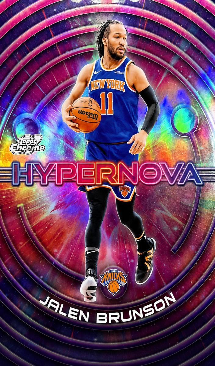 2025 Topps Cosmic Chrome Basketball Jalen Brunson #HN-7