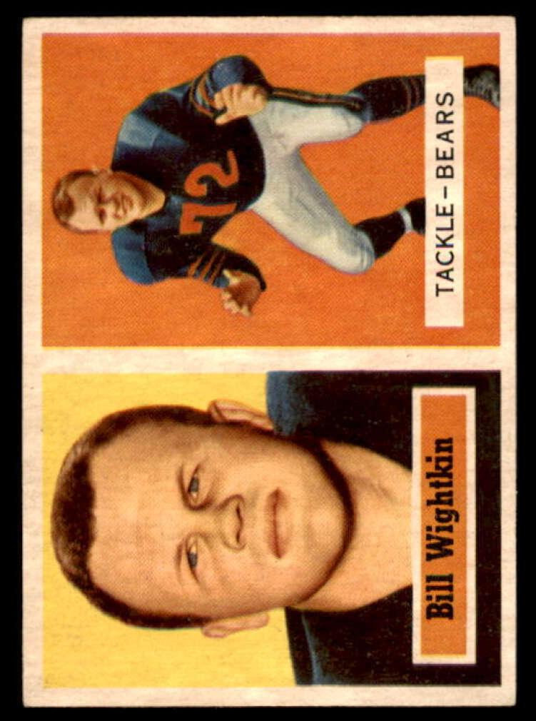 1957 Topps Football Bill Wightkin #130