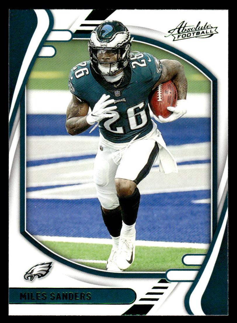 2021 Panini Absolute Football Green Miles Sanders #78