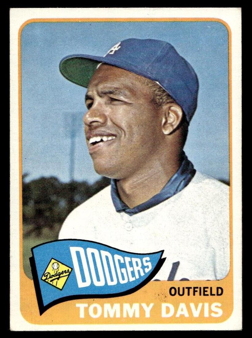 1965 Topps Baseball Tommy Davis #370 PSA 8.5