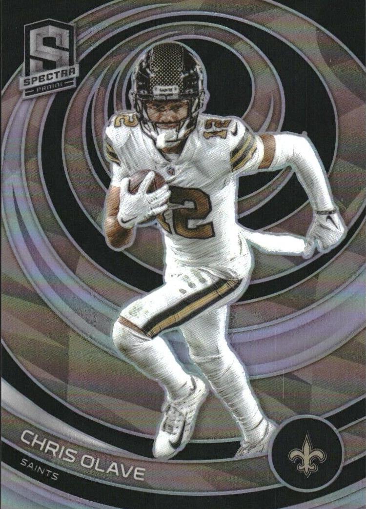 2023 Panini Spectra Football Silver Chris Olave #68