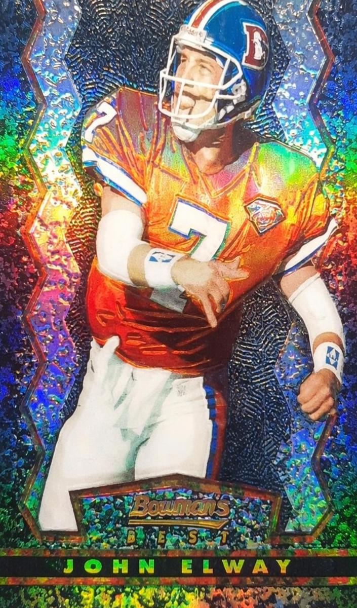 1994 Topps Stadium Club Football Black John Elway #8