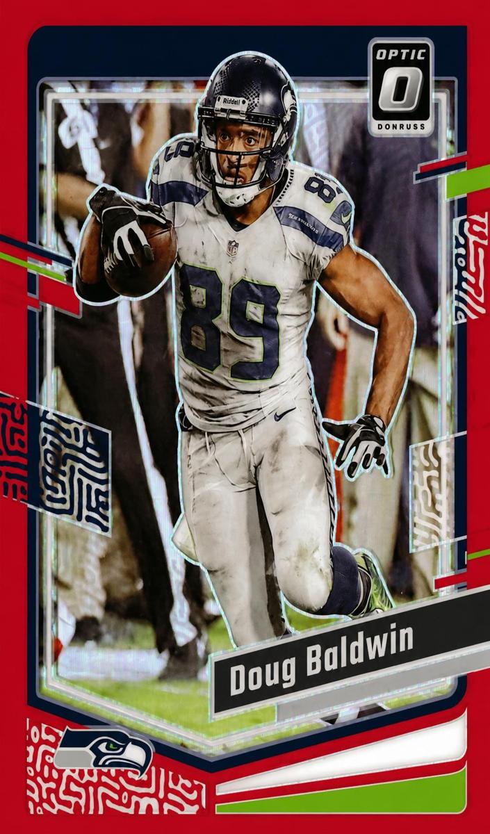 2023 Donruss Optic Football Red Doug Baldwin #176