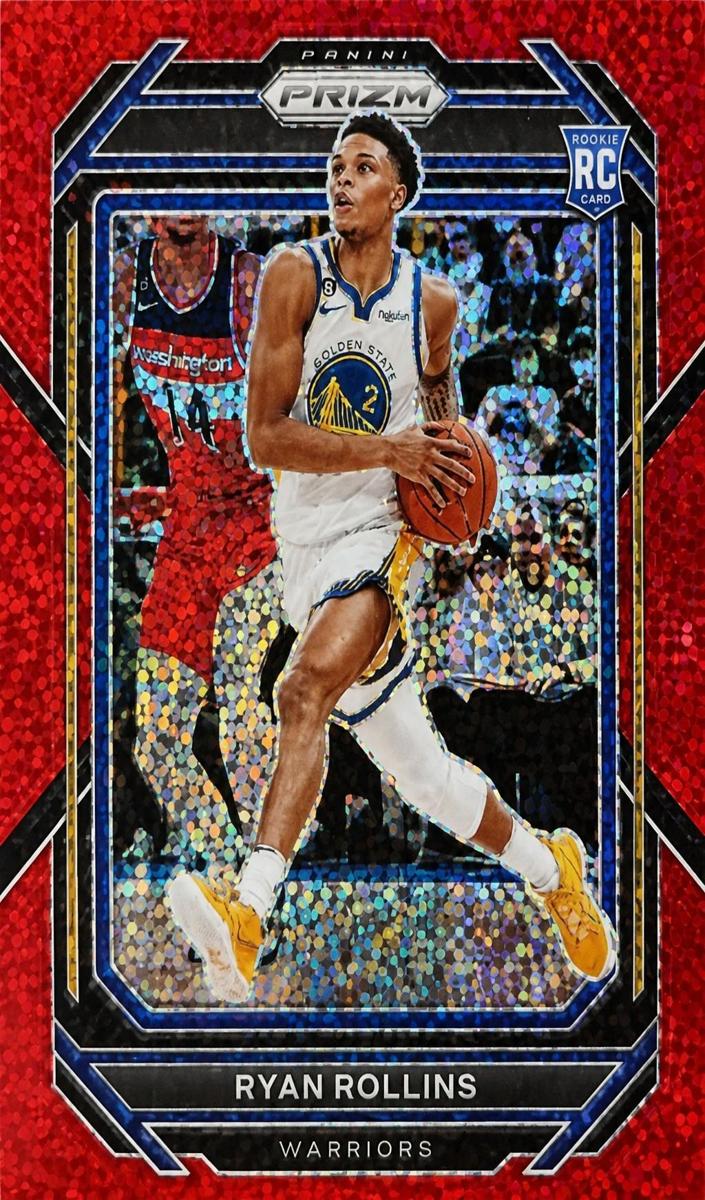 2022 Panini Prizm Basketball Red Sparkle Ryan Rollins #229