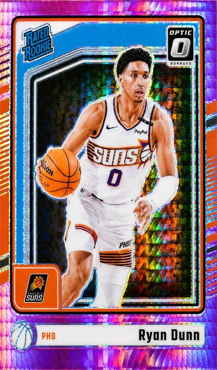 2024 Donruss Optic Basketball Hyper Pink Ryan Dunn #279