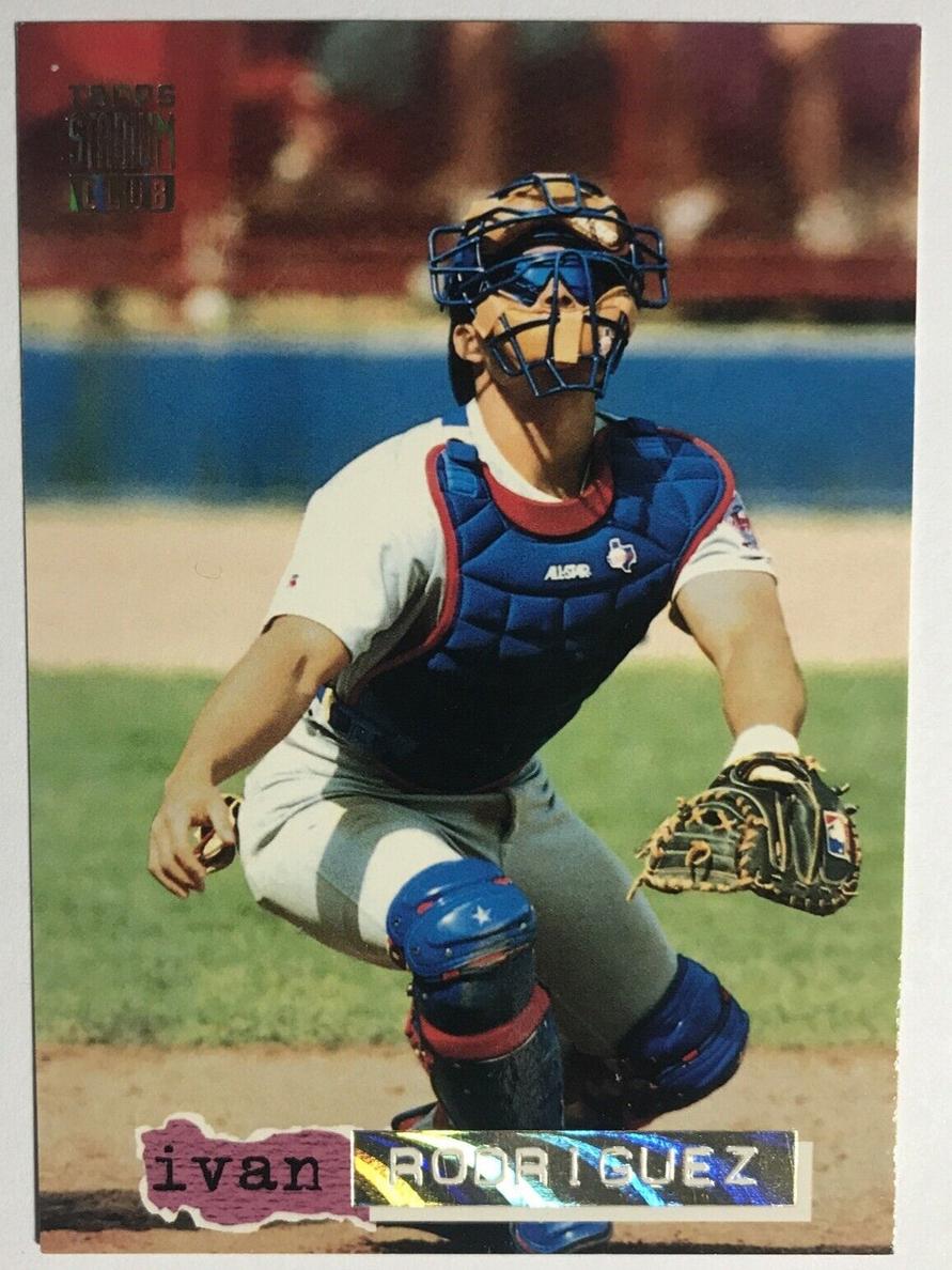 1994 Topps Stadium Club Baseball Golden Rainbow Ivan Rodriguez #116