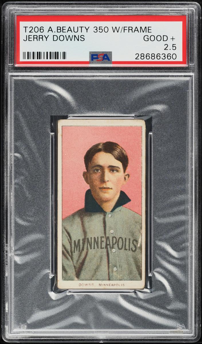 1909-11 T206 Baseball With Frame Back Jerry Downs #NNO