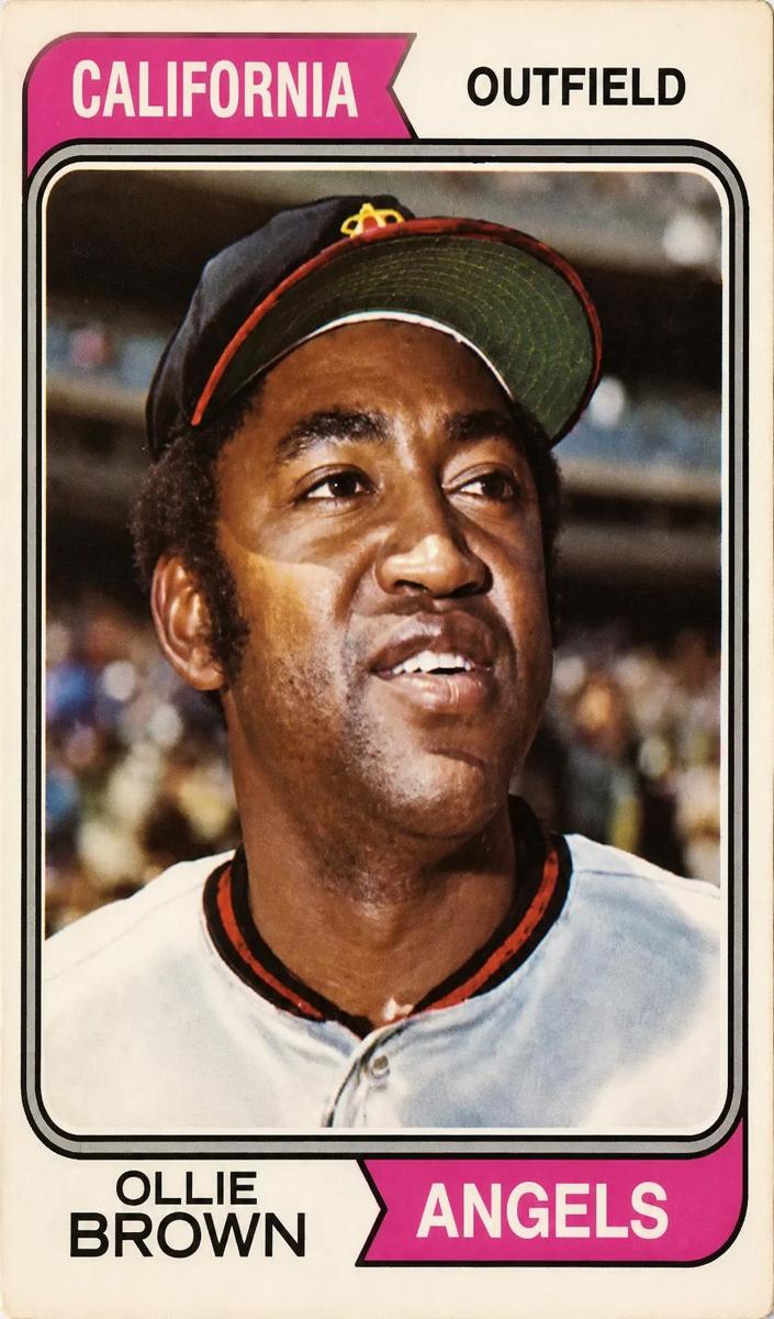 1974 O-Pee-Chee Baseball Ollie Brown #625 PSA 9