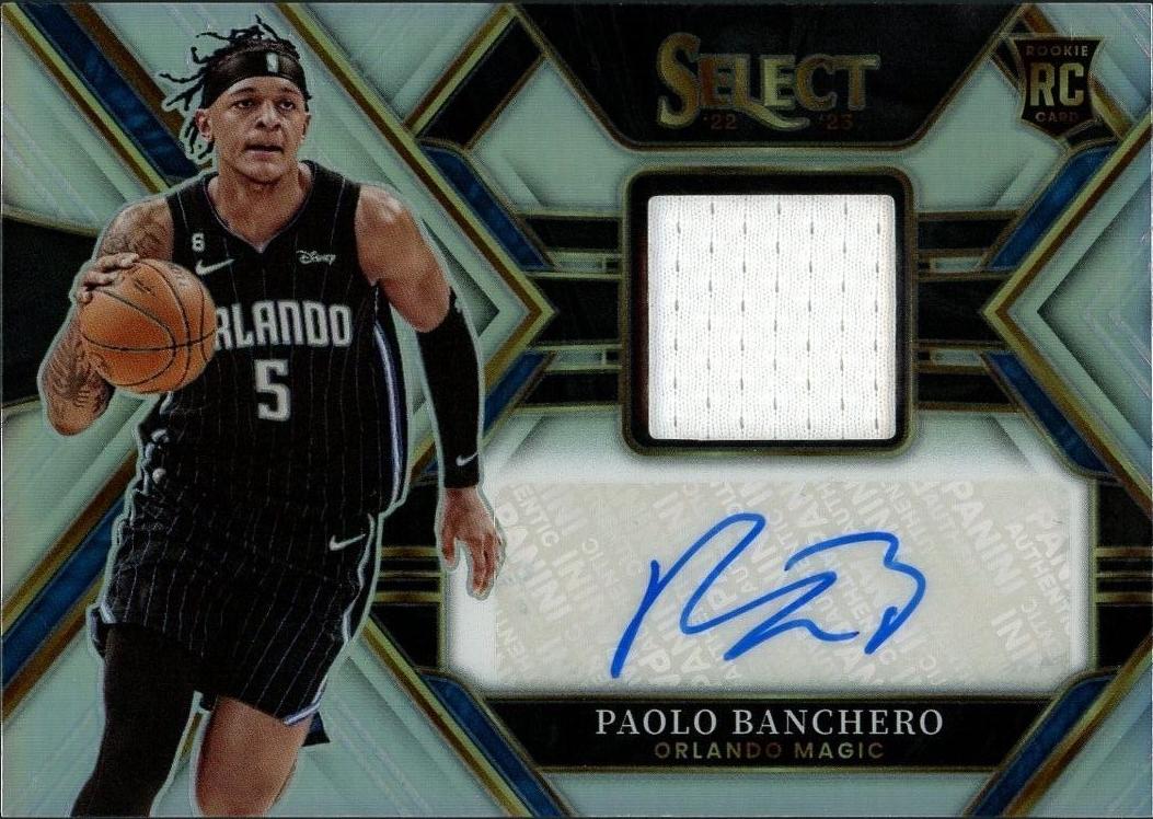 2022 Panini Select Basketball Paolo Banchero #RJA-PBC PSA 9