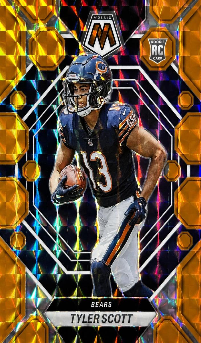 2023 Panini Mosaic Football Orange Tyler Scott #371