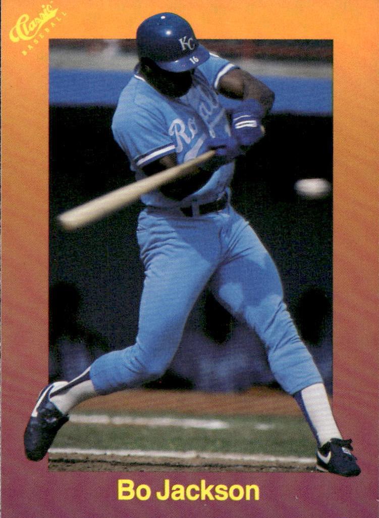 1989 Classic Baseball Bo Jackson #122 PSA 8