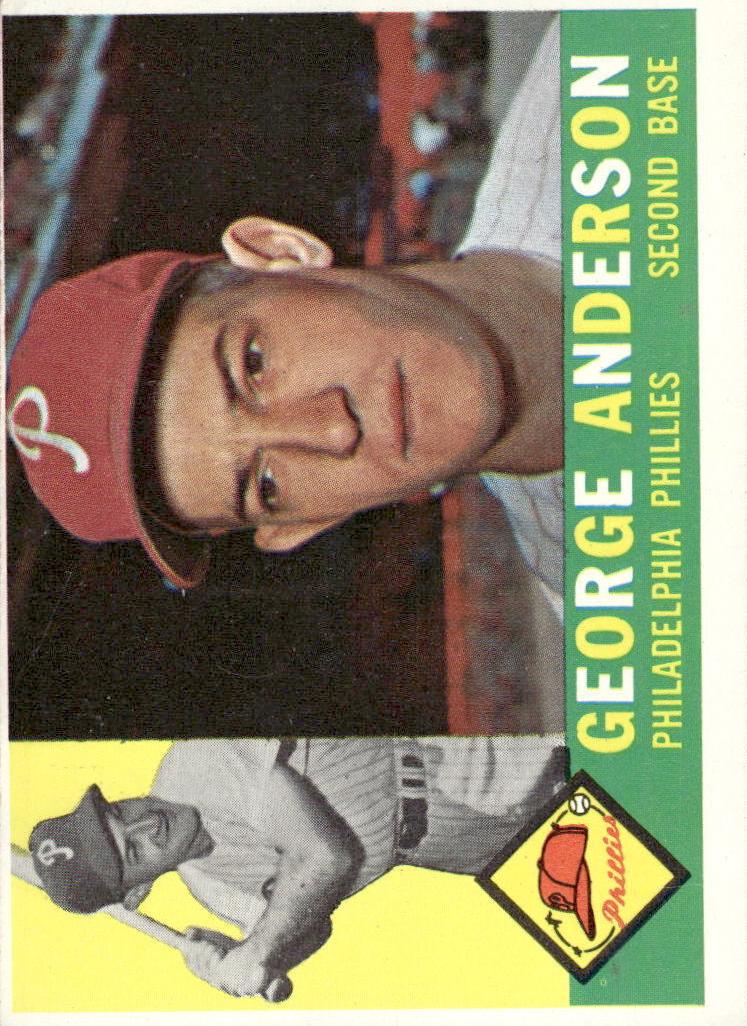1960 Topps Baseball George Anderson #34 PSA 6.5