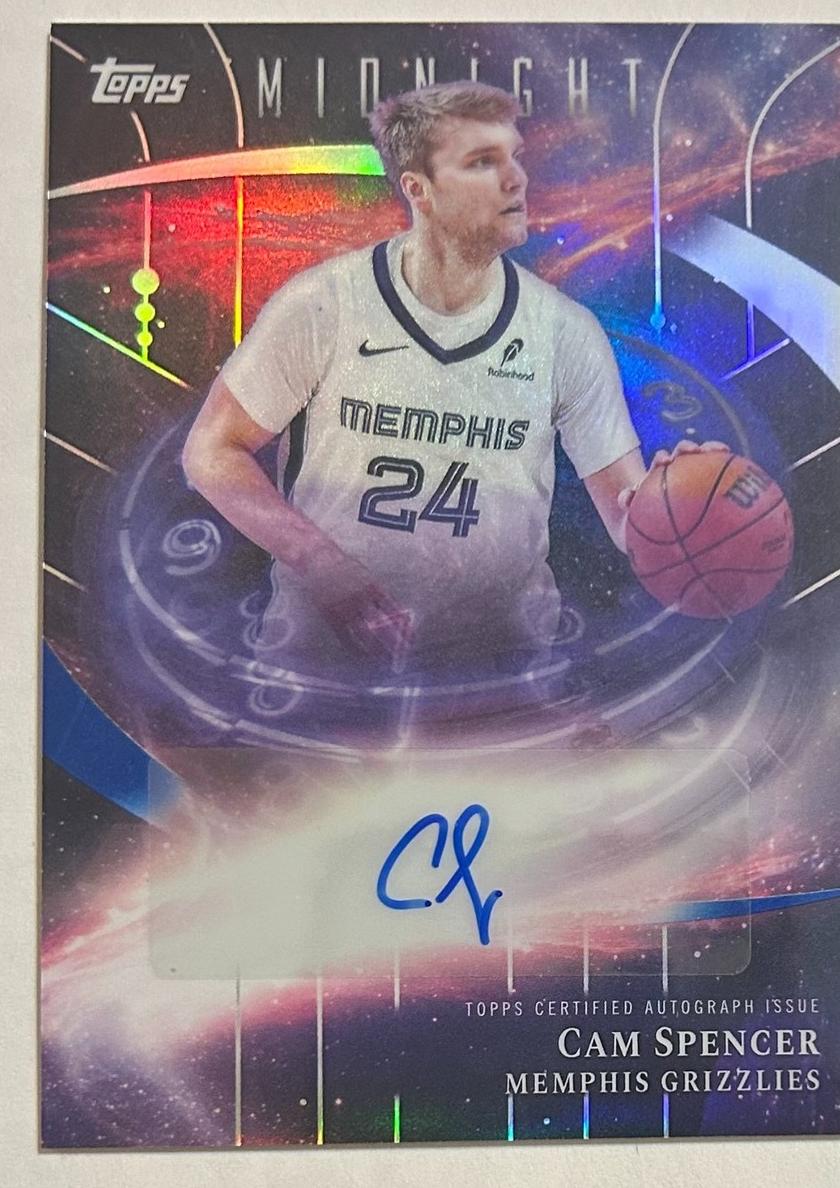 2025 Topps Midnight Basketball Cam Spencer #SM-CS