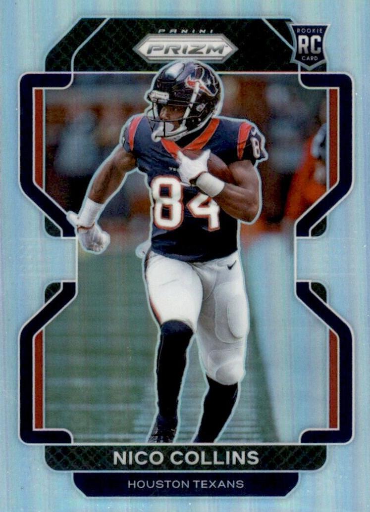 2021 Panini Prizm Football Silver Nico Collins #360
