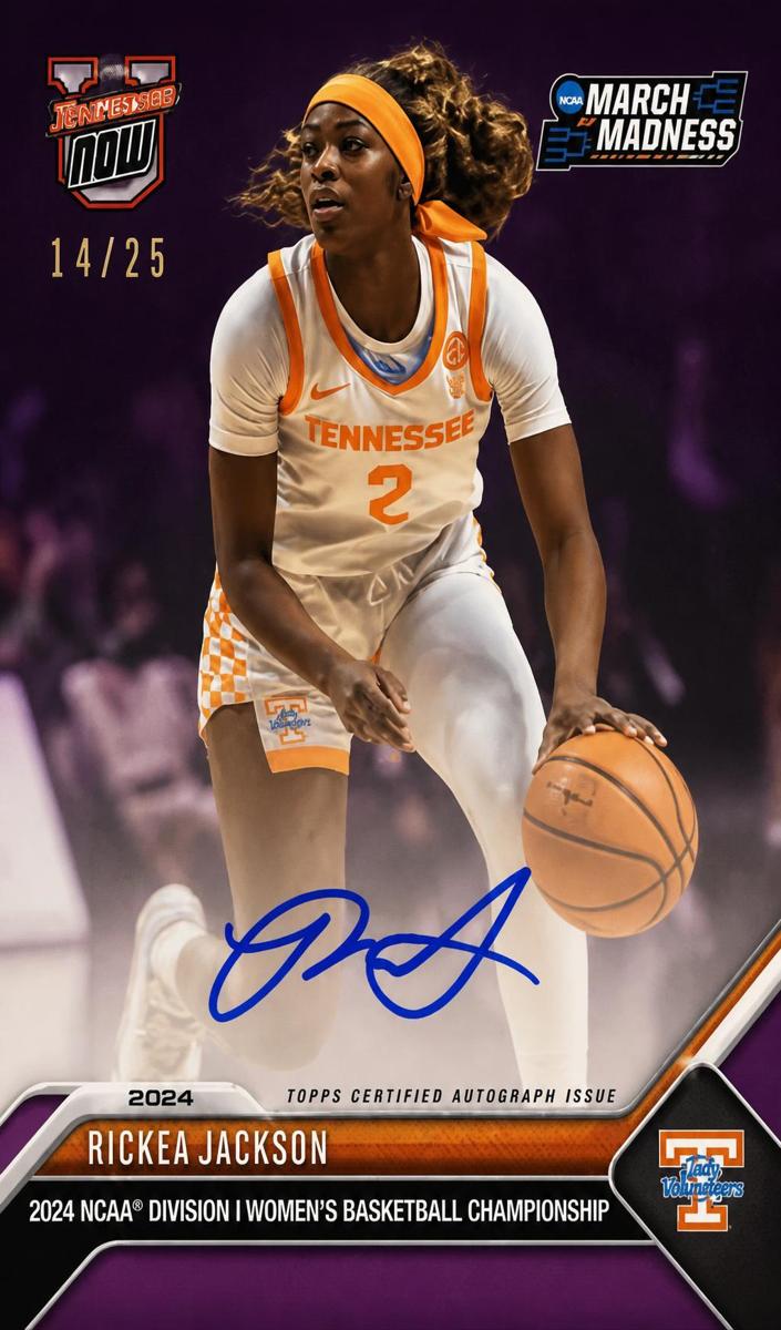 2023 Bowman U Now NCAA March Madness Basketball Purple Rickea Jackson #17C PSA 10