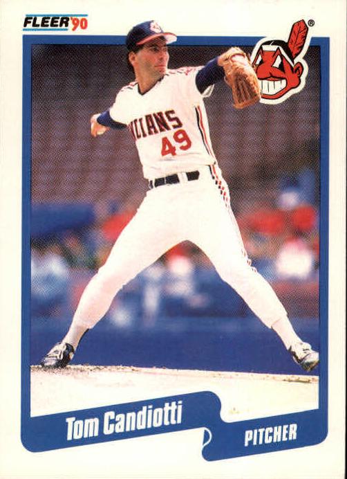 1990 Fleer Baseball Tom Candiotti #488
