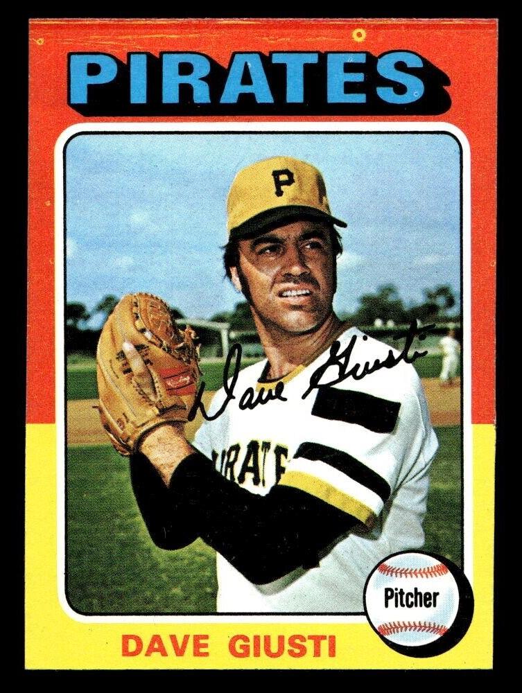 1975 Topps Mini Baseball Dave Giusti #53 PSA 7