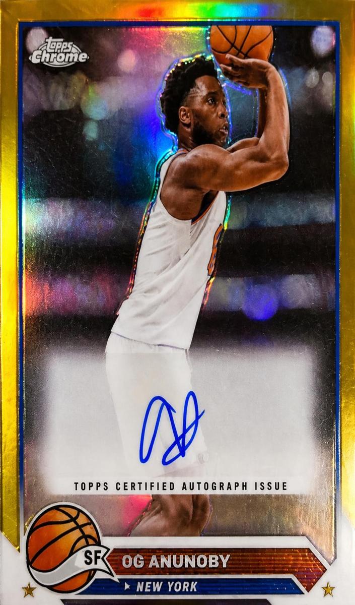 2023 Topps Chrome Basketball Gold Refractor OG Anunoby #CG-OGA