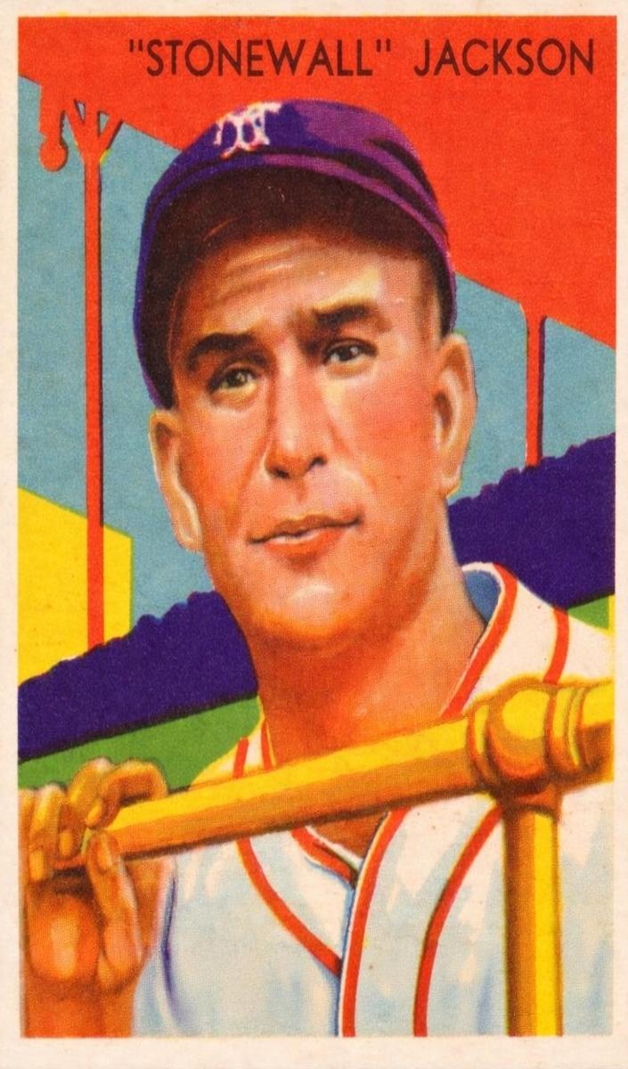 1935 Diamond Stars Baseball Stonewall Jackson #63 PSA 2.5