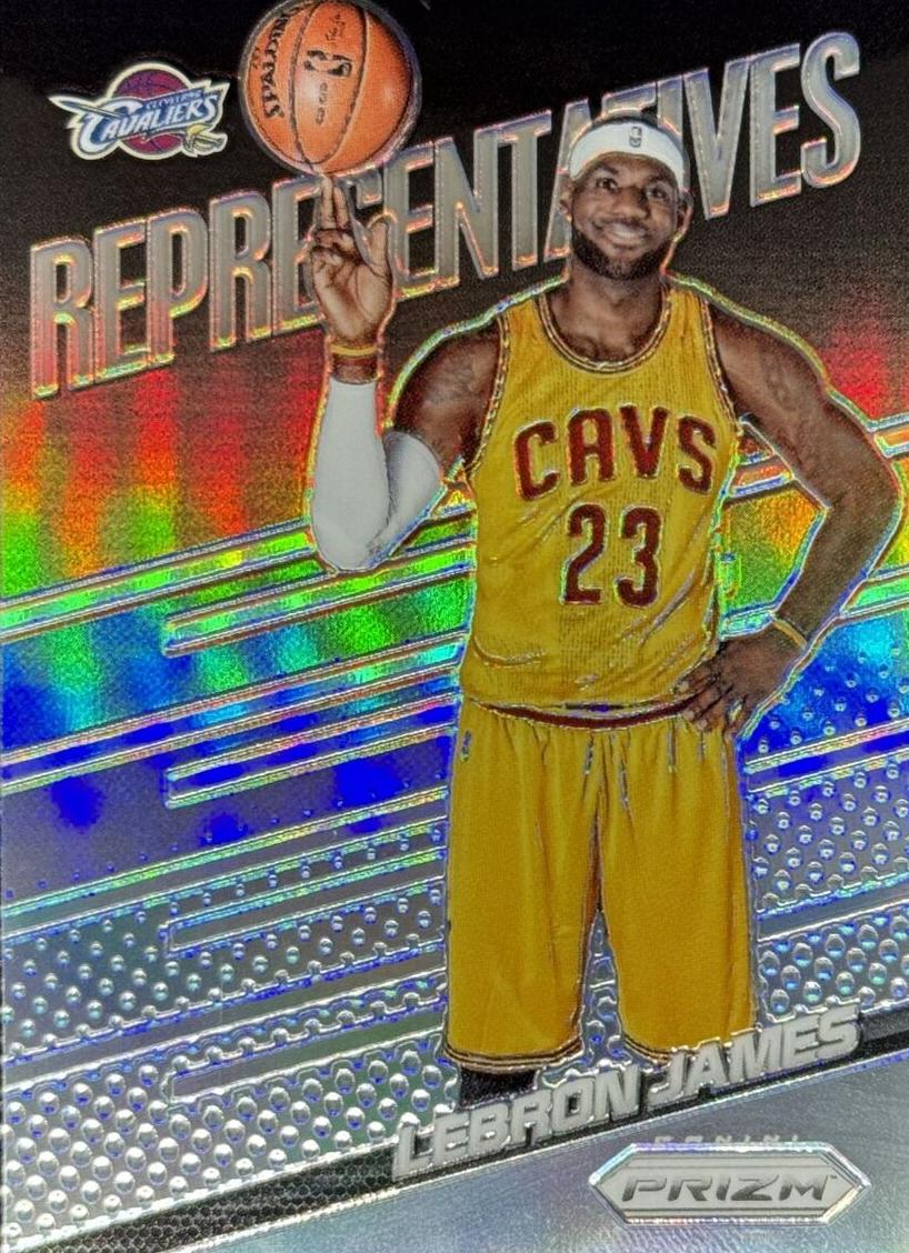 2014 Panini Prizm Basketball Prizm Lebron James #9 PSA 9