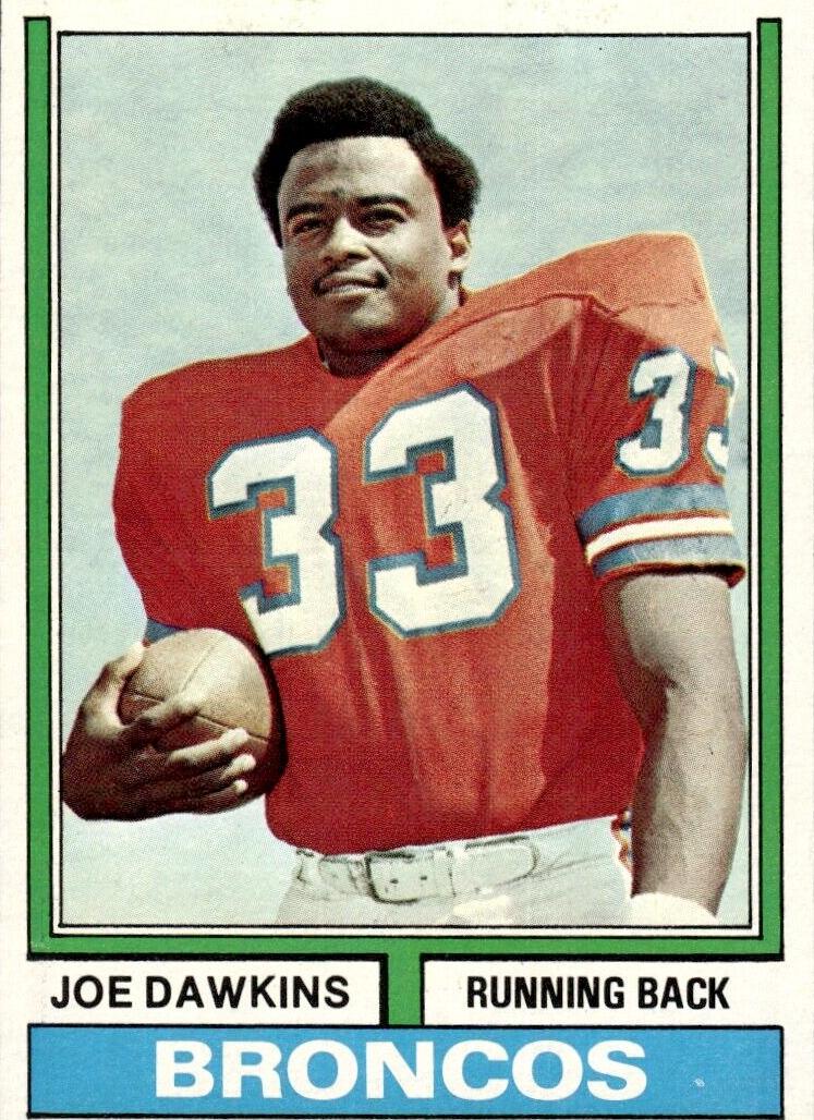 1974 Topps Football Joe Dawkins #269