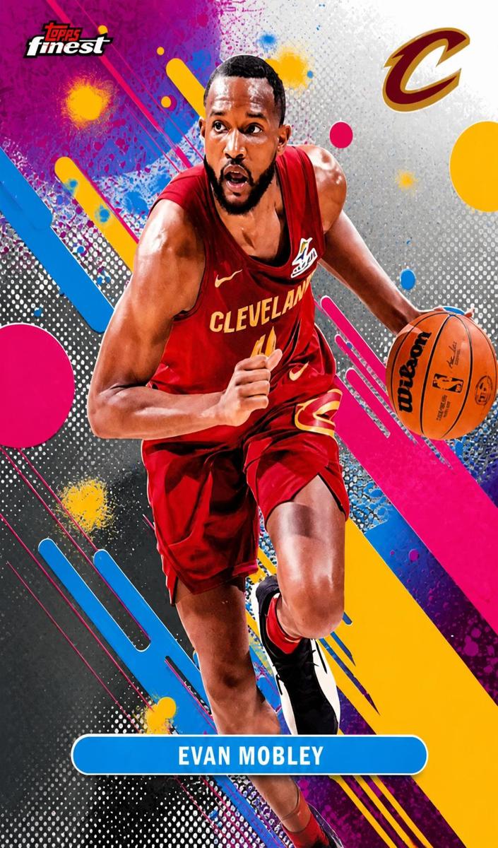 2025 Topps Finest Basketball Evan Mobley #55 CGC AUTH