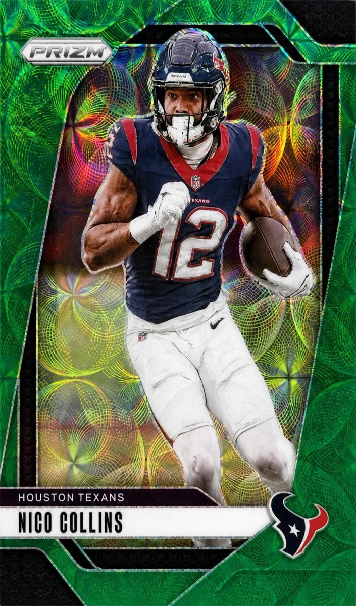 2024 Panini Prizm Football Green Scope Nico Collins #113