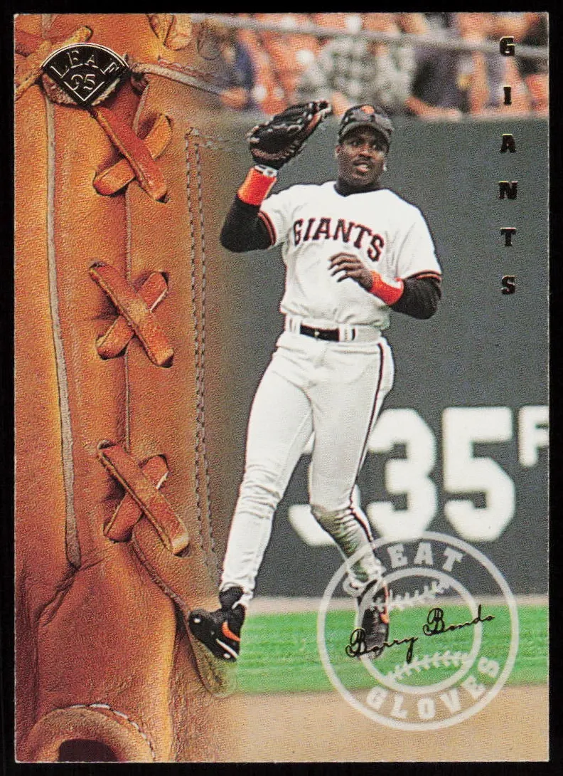 1995 Leaf Baseball Barry Bonds #3 PSA 9