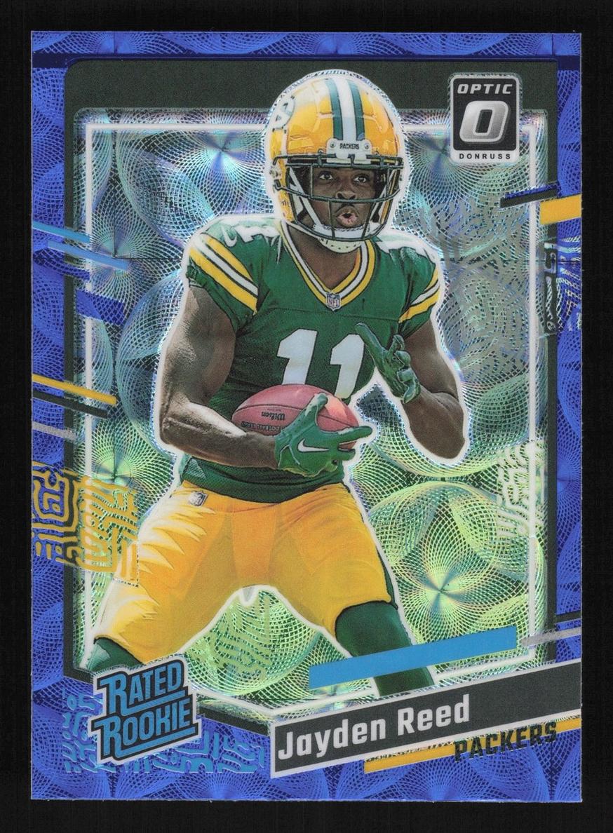 2023 Panini Donruss Football Blue Scope Jayden Reed #334