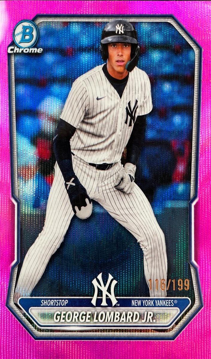 2026 Bowman Baseball Fuchsia Wave George Lombard Jr. #BCP-64