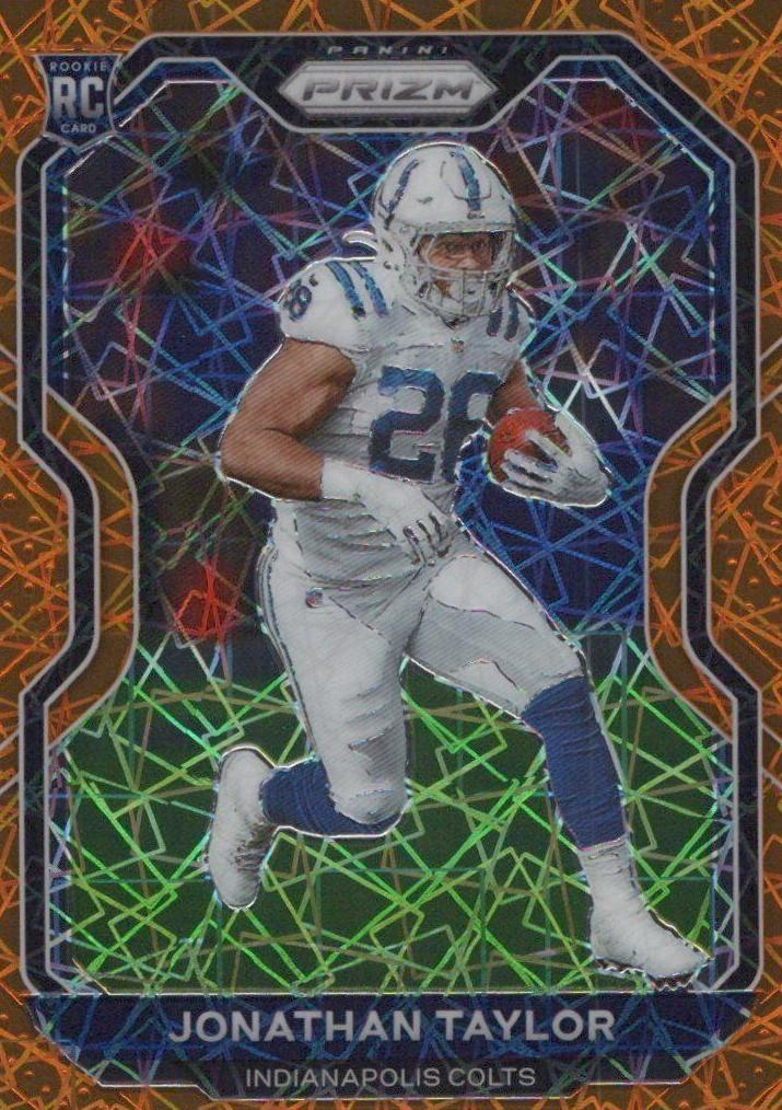 2020 Panini Prizm Football Lazer Jonathan Taylor #332 PSA 9