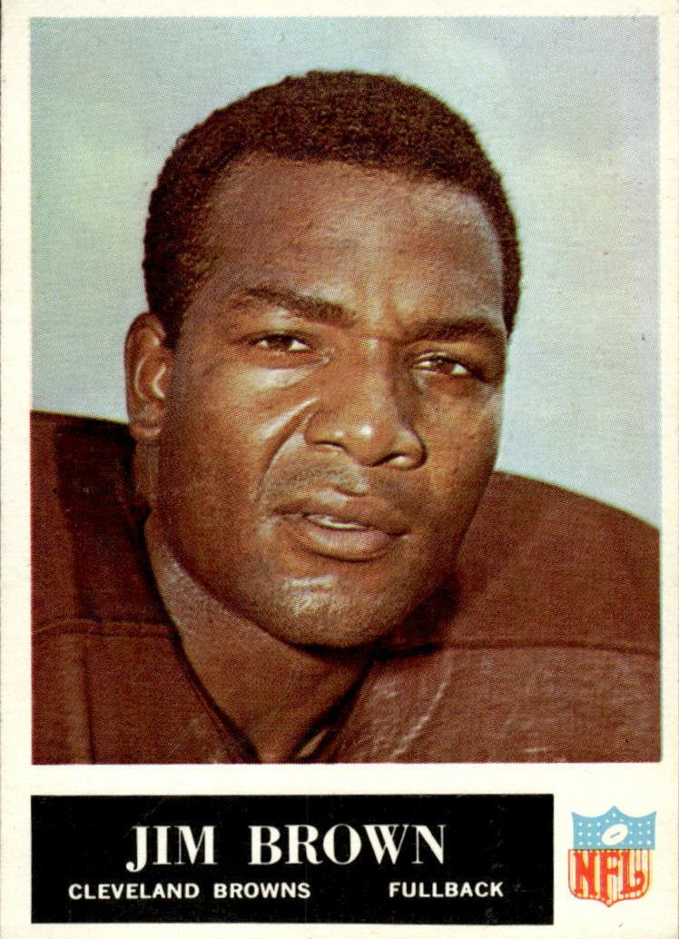 1965 Philadelphia Football Jim Brown #31