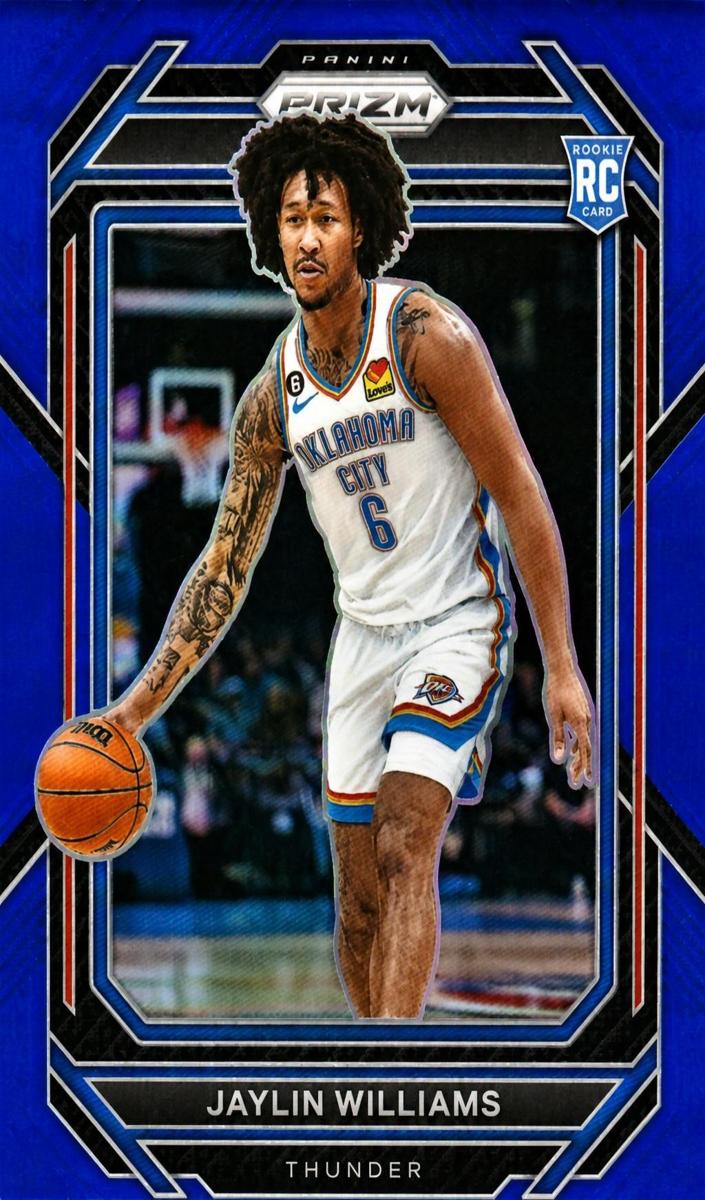 2022 Panini Prizm Basketball Blue Jaylin Williams #247 PSA 9